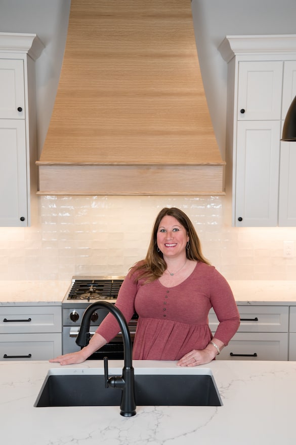 2023 Picture of Jennifer Keitz, Account/Office Manager, in Remodeled Kitchen